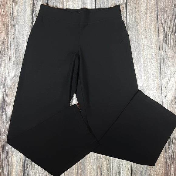 Eileen Fisher Pants - Eileen Fisher Medium black crepe pants straight
